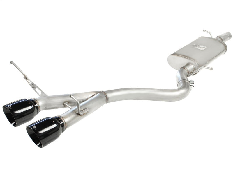 aFe MACHForce XP Exhaust 304SS Cat-Back w/ BlackTips 2008 VW Golf R32 V5 3.2L - afe49-36408-B