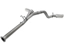 aFe LARGE BORE HD 4in 409-SS DPF-Back Exhaust w/Polished Tip 11-14 Ford Diesel Trucks V8-6.7L (td) - afe49-43065-P