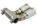 aFe Power 13-14 Porsche Cayman S / Boxster S Polish Exhaust Tip Upgrade - afe49C36413-P