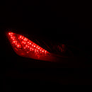 ANZO 2010-2013 Hyundai Genesis LED Taillights Red/Clear - anz321334