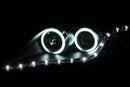 ANZO 2010-2011 Toyota Camry Projector Headlights w/ Halo Black (CCFL) - anz121442