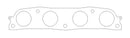 Cometic Toyota 1ZZFE 98-02 Exhaust .030 inch MLS Head Gasket 1.732 inch Round Port - cgC4205-030