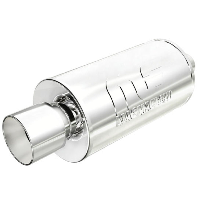 MagnaFlow Muffler W/Tip Mag SS 14X7X7 2.25/4. - mag14812