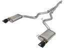 aFe MACHForce XP Exhausts Cat-Back SS-304 EXH w/ Black Tips 15-16 Ford Mustang EcoBoost 2.3L (t) - afe49-33084-B