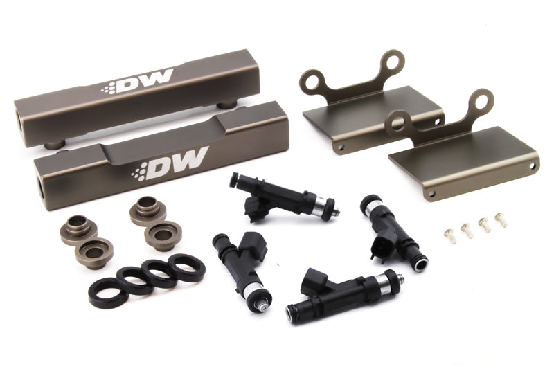 DeatschWerks 04-06 Subaru STI/LGT Side Feed to Top Feed Fuel Rail Conv Kit w/ 1000cc Injectors - dw6-101-1000