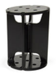 Air Lift Universal Angled Air Spring Spacer - 6 in Lift - alf52465
