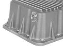 aFe Street Series Engine Oil Pan Raw w/ Machined Fins; 11-17 Ford Powerstroke V8-6.7L (td) - afe46-70320