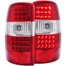 ANZO 2000-2006 Chevrolet Suburban LED Taillights Red/Clear G2 - anz311100