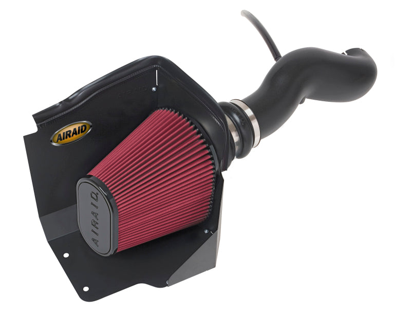 Airaid 09-10 GM Trucks 6.0L w/ Mech Fans CAD Intake System w/ Tube (Dry / Red Media) - air201-235
