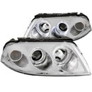 ANZO 2001-2005 Volkswagen Passat Projector Headlights w/ Halo Chrome - anz121358