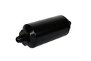 Aeromotive In-Line Filter - (AN-6 Male) 10 Micron Fabric Element Bright Dip Black Finish - aer12347