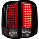 ANZO 2007-2013 Chevrolet Silverado 1500 LED Taillights Black - anz311081