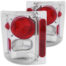 ANZO 1973-1987 Chevrolet C 10 Taillights Chrome - anz211014