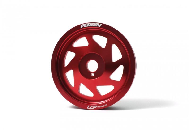 Perrin 13 Subaru BRZ / 13 Scion FR-S / 12-13 Subaru Impreza Crank Pulley - Red - paPSP-ENG-101RD