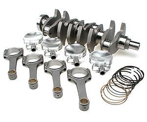 Brian Crower Nissan SR20DE(T) Stroker Kit 91mm Stroke Billet Crank BC625+ Rods (5.366) Custom Piston - BC0208